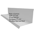 Wandanschluss | Typ 2 | 10 cm x 11 cm x 2,00 m | 90° | Stahl 0,75 mm | 25 µm Polyester | 9007 - Graualuminium #2