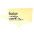 Wandanschluss | Typ 3 | 10 cm x 11 cm x 2,00 m | 90° | Stahl 0,50 mm | 25 µm Polyester | 1015 - Hellelfenbein #2