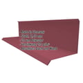 Wandanschluss | Typ 3 | 10 cm x 11 cm x 2,00 m | 90° | Stahl 0,50 mm | 25 µm Polyester | 3005 - Weinrot #2