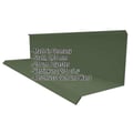 Wandanschluss | Typ 3 | 10 cm x 11 cm x 2,00 m | 90° | Stahl 0,75 mm | 25 µm Polyester | 6020 - Chromoxidgrün #2