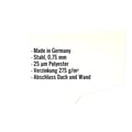 Wandanschluss | Typ 3 | 10 cm x 11 cm x 2,00 m | 90° | Stahl 0,75 mm | 25 µm Polyester | 9002 - Grauweiß #2