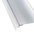 Wandanschlussprofil | Aluminium | Mit Lippendichtung | Silber | Länge 3,10 m #1