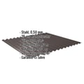 Wellblech 18/1064 | Dach | Anti-Tropf 1000 g/m² | Stahl 0,50 mm | 35 µm Mattpolyester | 32 - Dunkelbraun #2