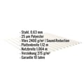 Wellblech 18/1064 | Dach | Anti-Tropf 2400 g/m² | Stahl 0,63 mm | 25 µm Polyester | 9010 - Reinweiß #2