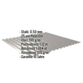 Wellblech 18/1064 | Dach | Anti-Tropf 700 g/m² | Stahl 0,50 mm | 25 µm Polyester | 9007 - Graualuminium #2
