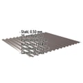 Wellblech 18/1064 | Dach | Stahl 0,50 mm | 25 µm Polyester | 8014 - Sepiabraun #2