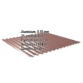 Wellblech 18/1064 | Dach | Aluminium 0,70 mm | 25 µm Polyester | 8012 - Rotbraun #2