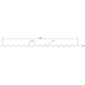 Wellblech 18/1064 | Wand | Stahl 0,75 mm | 25 µm Polyester | 9002 - Grauweiß #7