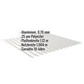Wellblech 18/1064 | Wand | Aluminium 0,70 mm | 25 µm Polyester | 9006 - Weißaluminium #2