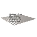 Wellblech 18/1064 | Wand | Aluminium 0,70 mm | 25 µm Polyester | 9007 - Graualuminium #2