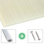 Acrylglas Stegdoppelplatte | 16 mm | Profil A1 | Sparpaket