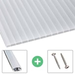 Acrylglas Stegdoppelplatte | 16 mm | Profil A1 | Sparpaket