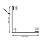 Außenecke | 10 cm x 10 cm x 2,00 m