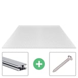 Polycarbonat Doppelstegplatte | 10 mm | Profil DUO | Sparpaket