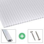 Polycarbonat Stegplatte | 16 mm | Profil A1 | Sparpaket