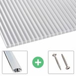 Polycarbonat Stegplatte | 16 mm | Profil A1 | Sparpaket