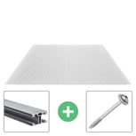 Polycarbonat Stegplatte | 16 mm | Profil ECO | Sparpaket