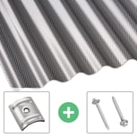 Polycarbonat Wellplatte | 76/18 | Sparpaket
