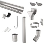 Stahl Dachrinnen Sparpaket 4,00 m