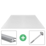 Polycarbonat Doppelstegplatte | 10 mm | Profil Mendiger | Sparpaket