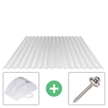 Polycarbonat Wellplatte | 76/18 | Sparpaket