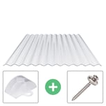 Polycarbonat Wellplatte | 76/18 | Sparpaket