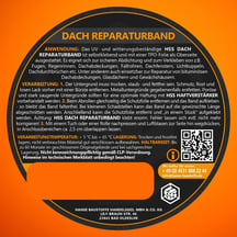 Dach Reparaturband mit MicroSealant® | Breite 300 mm | Länge 2,50 m | Schwarz #6