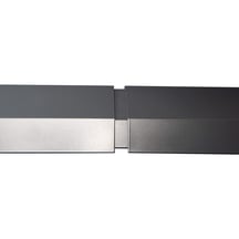 Dachrandprofil Verbinder ISOS | Aluminium | Länge 10 cm | Weißaluminium matt #3