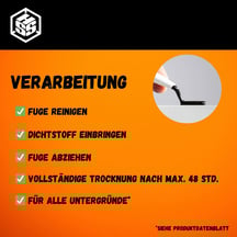 Dichtstoff FLEX | Fugendichtstoff | Schwarz | Inhalt 290 ml #7