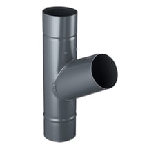 Fallrohrabzweig 60° Stahl | Ø 100 mm | 7016 - Anthrazitgrau Fallrohrabzweig 60° | Stahl | Ø 100 mm | 7016 - Anthrazitgrau #1