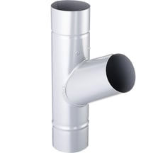 Fallrohrabzweig 60° Titanzink | Ø 90 mm Fallrohrabzweig 60° | Titanzink | Ø 90 mm #1