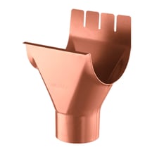 Rinnenablauf Stahl | Ø 150/120 mm | 8004 - Kupferbraun Rinnenablauf | Stahl | Ø 150/120 mm | 8004 - Kupferbraun #1