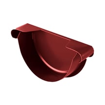 Rinnenendstück | Links Stahl | Ø 190 mm | 028 - Kirschrot Rinnenendstück | Links | Stahl | Ø 190 mm | 028 - Kirschrot #2