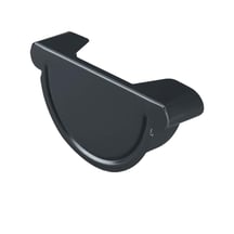 Rinnenendstück | Links Stahl | Ø 190 mm | 7016 - Anthrazitgrau Rinnenendstück | Links | Stahl | Ø 190 mm | 7016 - Anthrazitgrau #1