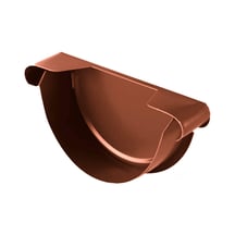 Rinnenendstück | Links Stahl | Ø 190 mm | 8017 - Schokoladenbraun Rinnenendstück | Links | Stahl | Ø 190 mm | 8017 - Schokoladenbraun #2