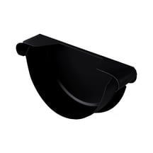 Rinnenendstück | Links Stahl | Ø 190 mm | 9005 - Tiefschwarz Rinnenendstück | Links | Stahl | Ø 190 mm | 9005 - Tiefschwarz #2