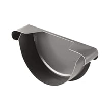 Rinnenendstück | Links | Stahl | Ø 190 mm | 9007 - Graualuminium #2
