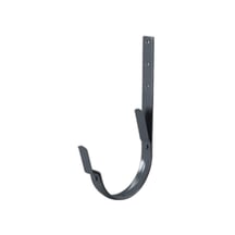 Universal Rinnenhalter | Feder / Feder | Stahl | Ø 190 mm | 7016 - Anthrazitgrau | Länge = 210 mm #1