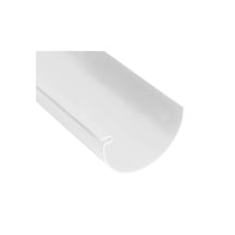 Kunststoff Dachrinnen Sparpaket 4 m | Ø 150/110 mm | Farbe Weiß #1