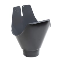 Stahl Dachrinnen Sparpaket 4 m Ø 150/100 mm | Farbe Graphit Stahl Dachrinnen Sparpaket 4 m | Ø 150/100 mm | Farbe Graphit #6