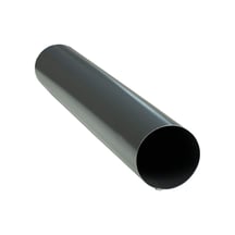Stahl Dachrinnen Sparpaket 6 m | Ø 125/100 mm | Farbe Graphit #8