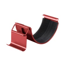 Stahl Dachrinnen Sparpaket 7 m | Ø 125/90 mm | 028 - Kirschrot #4