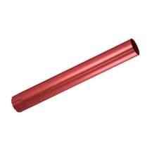 Stahl Dachrinnen Sparpaket 7 m | Ø 125/90 mm | 028 - Kirschrot #9
