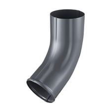 Stahl Dachrinnen Sparpaket 7 m | Ø 125/90 mm | 7024 - Graphitgrau #8