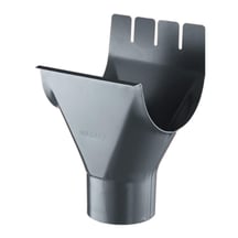 Stahl Dachrinnen Sparpaket 7 m | Ø 125/90 mm | 7016 - Anthrazitgrau #7