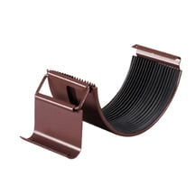 Stahl Dachrinnen Sparpaket 7 m | Ø 125/90 mm | 8017 - Schokoladenbraun #4