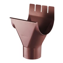 Stahl Dachrinnen Sparpaket 7 m | Ø 125/90 mm | 8017 - Schokoladenbraun #7