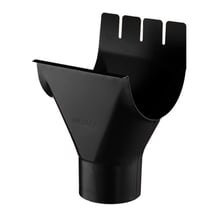 Stahl Dachrinnen Sparpaket 7 m | Ø 125/90 mm | 9005 - Tiefschwarz #7