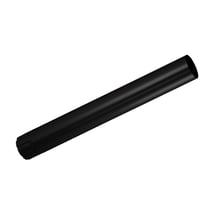 Stahl Dachrinnen Sparpaket 7 m | Ø 125/90 mm | 9005 - Tiefschwarz #9