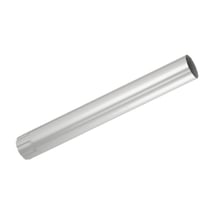 Stahl Dachrinnen Sparpaket 9 m | Ø 125/90 mm | 9006 - Weißaluminium #9